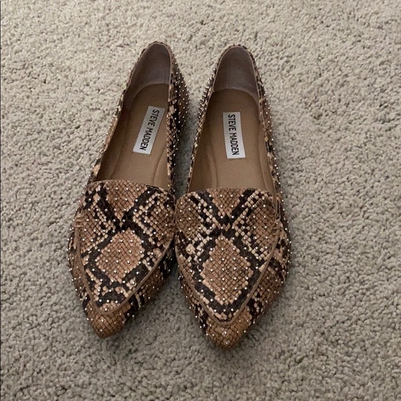 Steve Madden Shoes - Steve Madden Snakeskin Flats